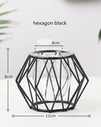 hexagon black