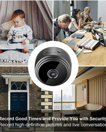 Wireless Mini Night Vision Camera with Magnetic Attachment for Home Security