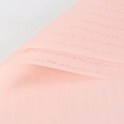 Elegant Floral Lettering Gift Wrap Set for Mother's Day: 20 Waterproof Sheets