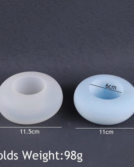 Round Silicone Molds for Creative Candle Jars and Stylish Plant Pots: Elevate Your Home Decor Projects