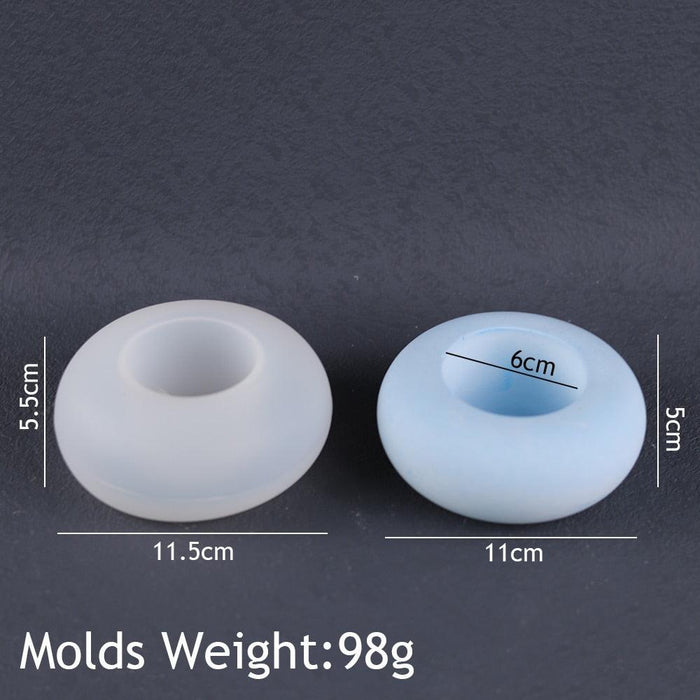 Customize Your Living Space: Premium Round Silicone Cement Molds Kit for Home and Garden Decor Crafting