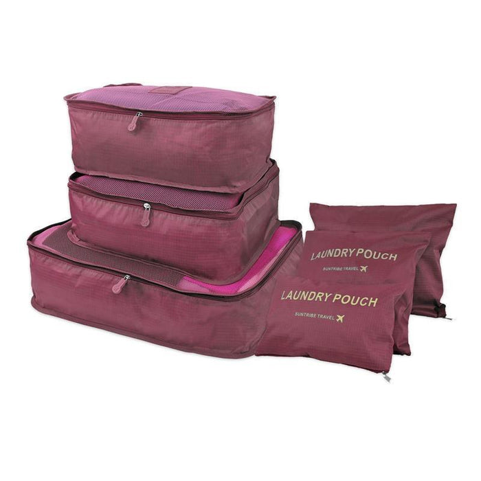Travel Smart: Versatile 8/6/1-Piece Organizer Set for Effortless Packing