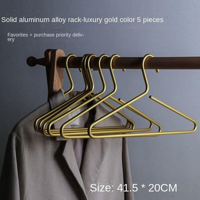 Premium Aluminum Wardrobe Organizer for Men's Clothing Storage