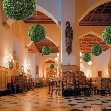 Elegant Premium Artificial Boxwood Sphere for Luxurious Home & Garden Decor