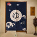 Elegant Japanese Polyester Doorway Curtain