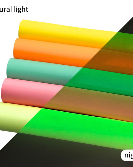 Luminous Faux Leather Craft Sheets for Eye-Catching DIY Designs