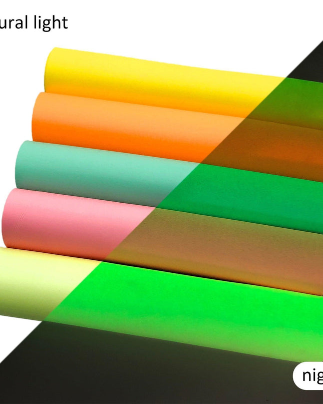 Luminous Faux Leather Craft Sheets for Eye-Catching DIY Designs