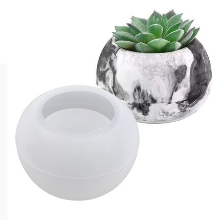 Silicone Mold Kit for Creative Candle Jars and Flower Planters