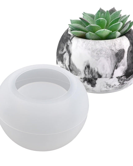 Silicone Mold Kit for Creative Candle Jars and Flower Planters