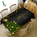 Festive Joy Waterproof Table Cover for Christmas Home Decor