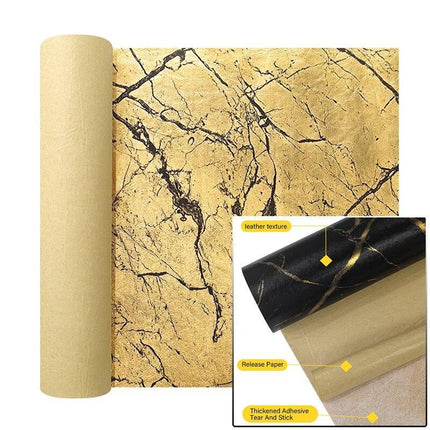 Marble Effect Self-Adhesive Faux Leather Crafting Sheets - Must-Have for Creative Transformations