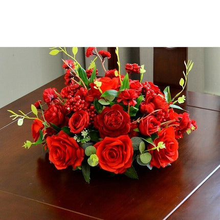 Sophisticated Round Floral Arrangement for Celebratory Events