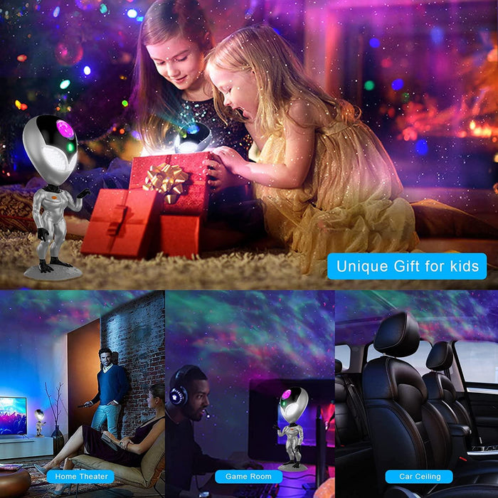 UFO Night Sky Projector for Serene Bedroom Ambiance