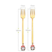 gold garland fork