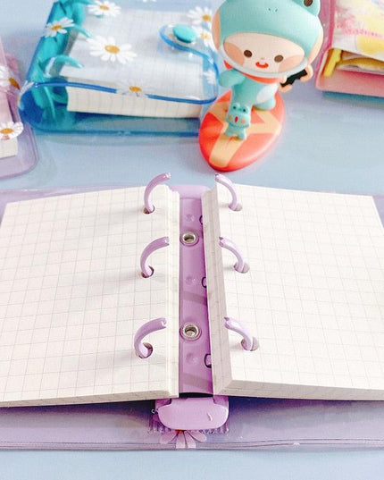 Charming Daisy Luxe Mini Organizer Journal - Exclusive Floral Edition