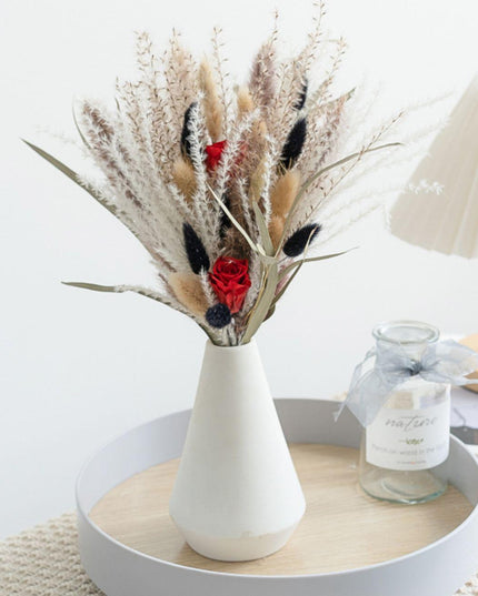 Charming Floral Bunny Tail Decor Ensemble