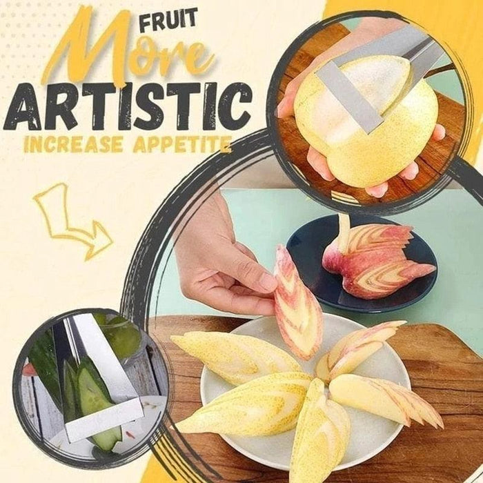 Triangle Blade Stainless Steel Fruit Carving Knife for Precision Engraving and Peeling