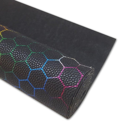 Sparkling Black Faux Leather Crafting Roll: Unleash Your Artistic Potential