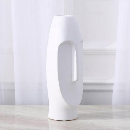 Sculpted Man Face Ceramic Vases - Artistic Touch for Modern Interiors