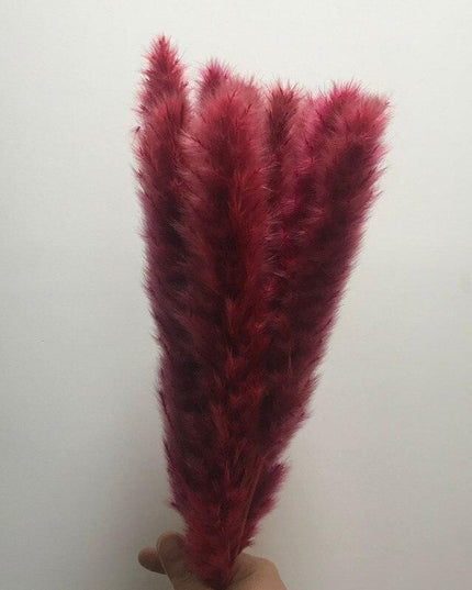 Bohemian Charm: 15-Piece Dried Pampas Grass Set - 45cm Stems