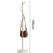 Luxury Botanica Wooden Tree Coat Rack - Premium Organizer for Jackets, Hats, Bags, and More