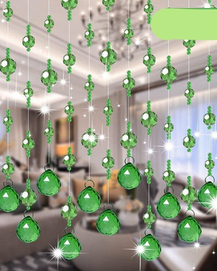 Elegant Crystal Beaded Room Divider Curtain for Luxurious Home Aesthetics