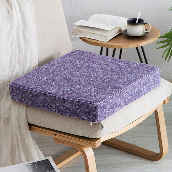 Square Seat Cushion Set with Non-Slip Design and Multiple Size Options
