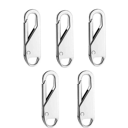 Sustainable Zipper Repair Kit - 5-Piece Eco-Friendly Pull Tab Set