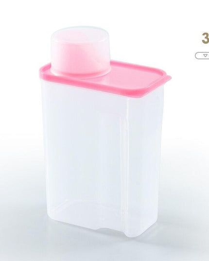 Clear Laundry Detergent Storage Container - Versatile 2L/3L Options in Vibrant Colors