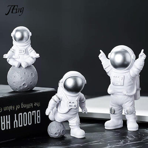 Nordic Astronaut Resin Figurines Set of 3