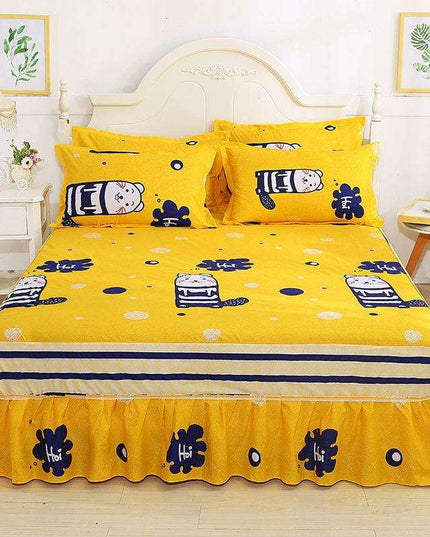 Luxe Lace Ruffle Pillow Sham Set - Transform Your Bedroom Retreat