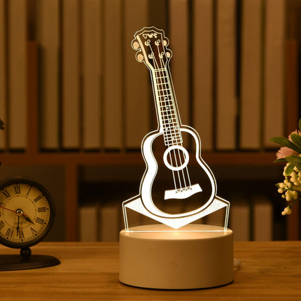 Enchanting 3D Illusion LED Night Light - Illuminate Your Space with Wonder