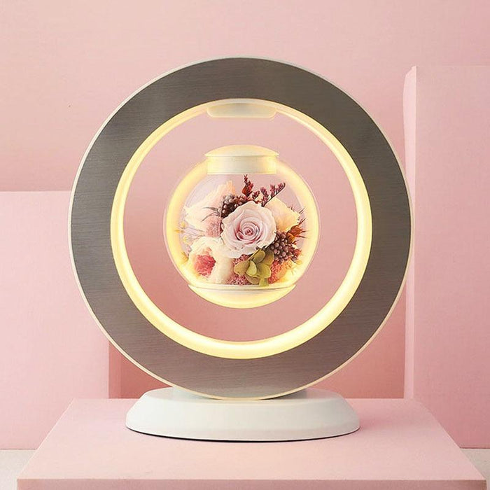 Maglev Fairy Flower Bedroom Table Lamp - Perfect Gift for Girlfriend, Teacher, Wedding Decor