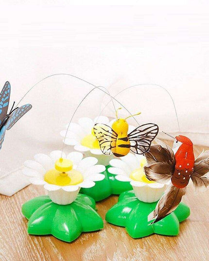 Electric Interactive Flying Insect Toy for Cats - Engaging Fun with Realistic Movements