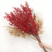 Festive Red Berry Elegance: Lifelike Home Decor Accent