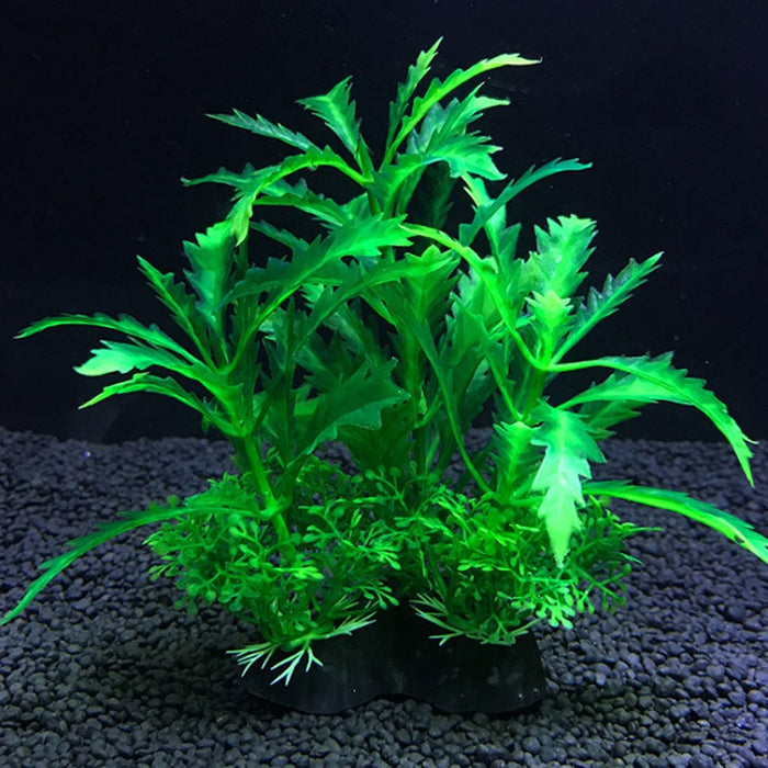 Vibrant Aquatic Plant Set: Lifelike Decor for Fish Tanks