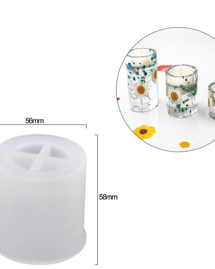 Silicone Mold Kit for Creative Candle Jars and Flower Planters