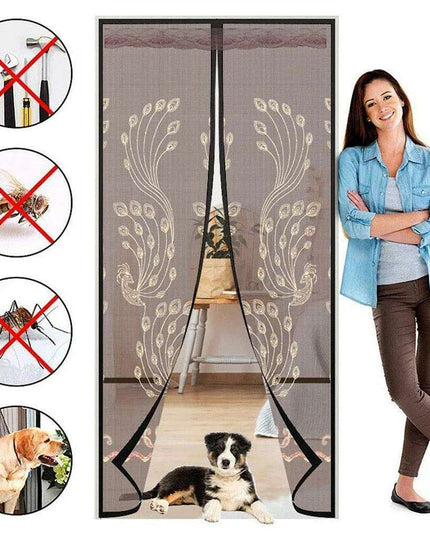 Magnetic Insect Defense Mesh Door for Ultimate Home Comfort