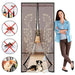 Mesh Net Screen Door - Magnetic Closure Insect Barrier for Home