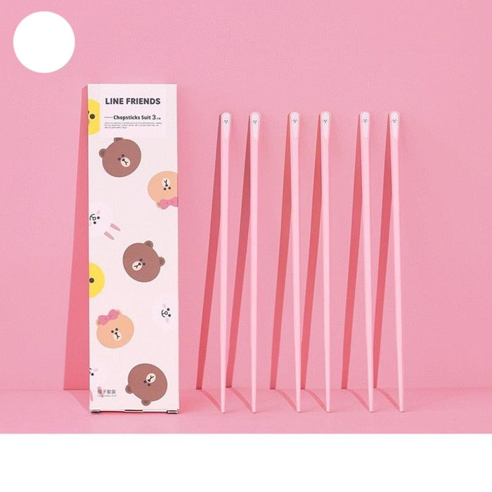 Line Friends Cartoon Chopsticks Set: Enhance Your Dining Experience in Style