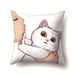Feline Fanatic Cat Paw Pillowcase for Quirky Kitty Lovers