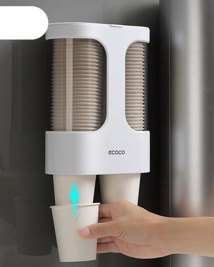 Suction Cup Mounted Cup Holder Organizer