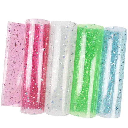 Lustrous Candy Jelly Vinyl Sheets: Exquisite DIY Crafting Collection for Eye-Catching Creations