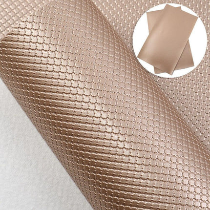 Argyle Patterned Faux Leather Craft Sheet - Perfect for DIY Projects, 20*33cm