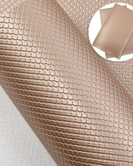 Argyle Patterned Faux Leather Craft Sheet - Perfect for DIY Projects, 20*33cm