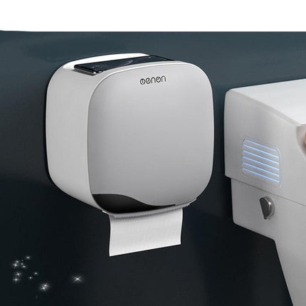 Botanica Luxe Waterproof Toilet Paper Holder with Stylish Storage Shelf