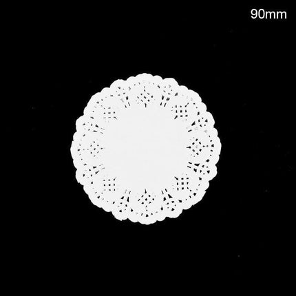 Chic White Lace Paper Doilies Collection - Premium Decorative Essentials for Celebrations