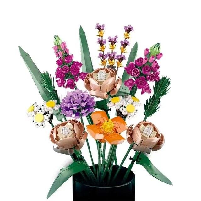 Orchid Elegance DIY Flower Building Kit for Home Decor and Special Occasions