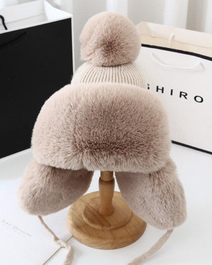 Elegant Winter Earflap Beanies for Women