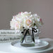 Real Touch Washable Rose Hand Flower Mini Bunch - Wedding Room Decor